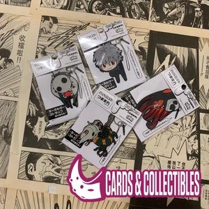 Neon Genesis Evangelion Rubber Key Rings Angels set of 4